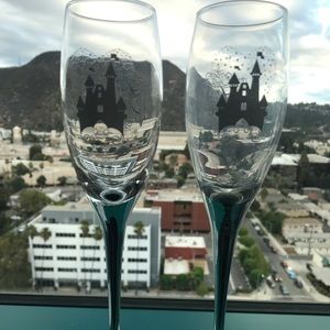 Disney Champagne Flutes - Never Been Used